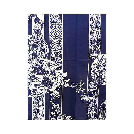 Damen Yukata: Blumen im Kreis
