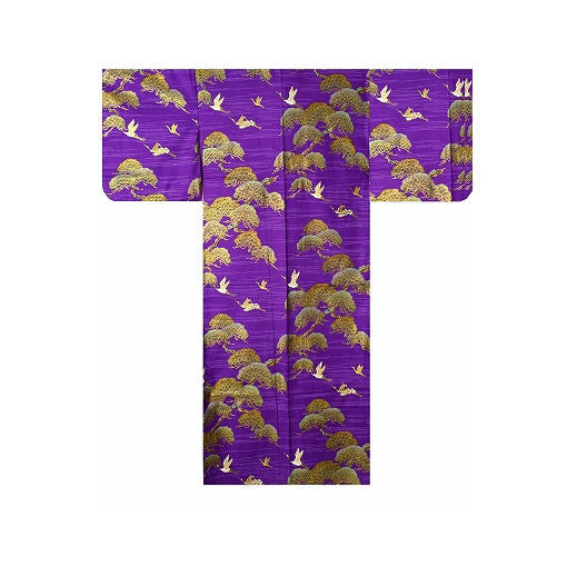 Women's Yukata: Pine & Crane