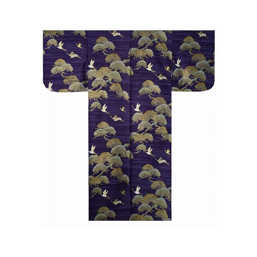 Women's Yukata: Pine & Crane