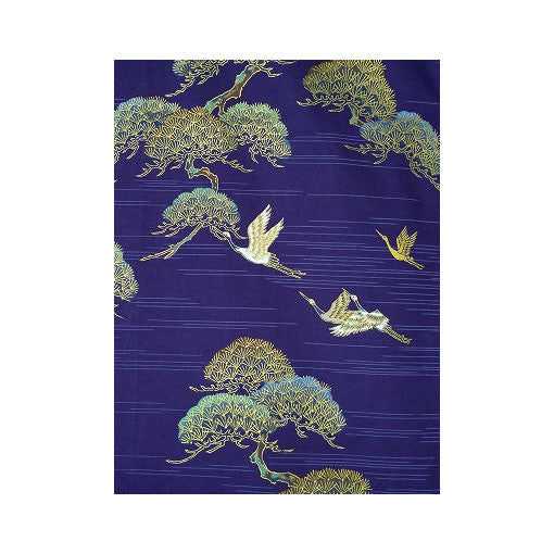 Women's Yukata: Pine & Crane