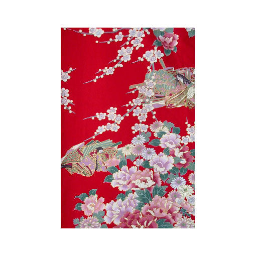 Girls' Yukata: Princess & Peony