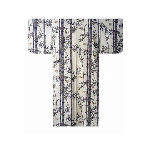 Women's Yukata: Bamboo & Sparrow