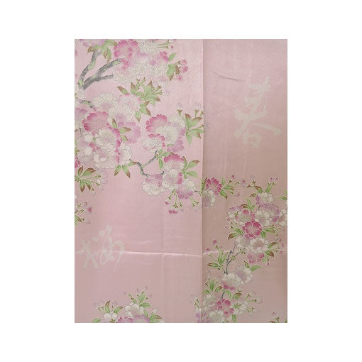 Girls' Yukata: Cherry Blossoms in Spring (Polyester)