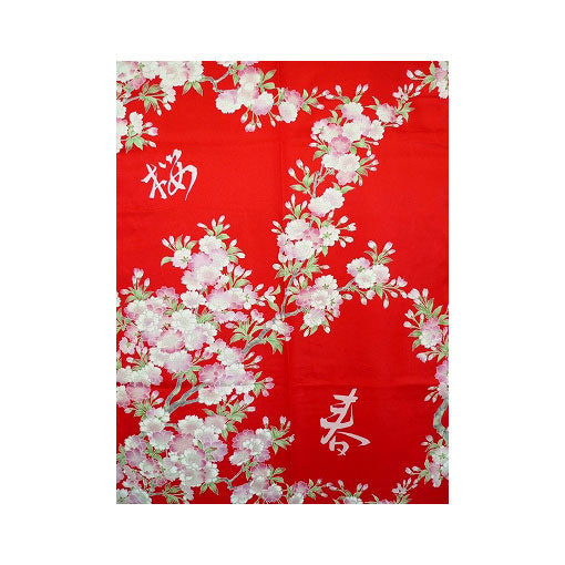 Kimono de mujer: Flores de cerezo en primavera (Poliéster)