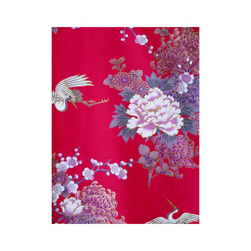 Women's Kimono: Flying Crane & Peony