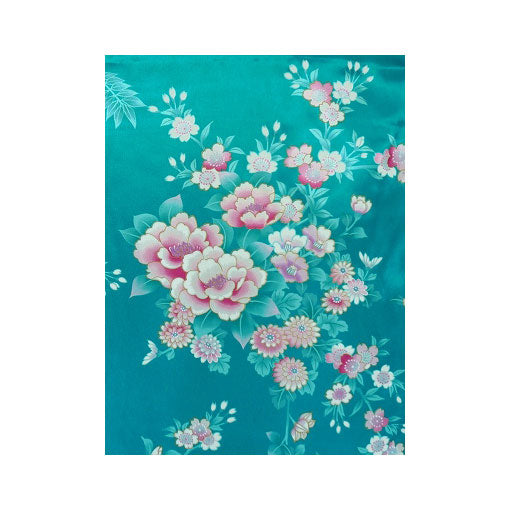 Women's Kimono: Peony & Iris (Polyester)