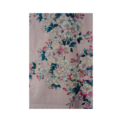 Yukata para mujer: flores de cerezo blancas