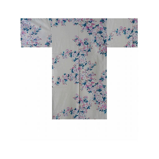 Yukata para mujer: flores de cerezo blancas