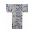 Yukata para mujer: flores de cerezo blancas