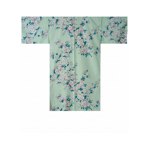 Yukata para mujer: flores de cerezo blancas