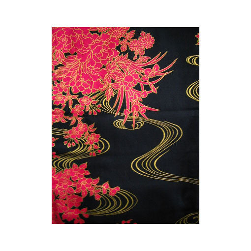 Yukata für Damen: Fließende Poenie