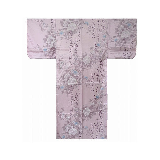 Kimono de mujer: poesía y flores (poliéster)