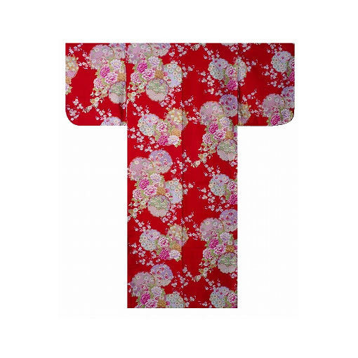 Damen Yukata: Bunte Kreise