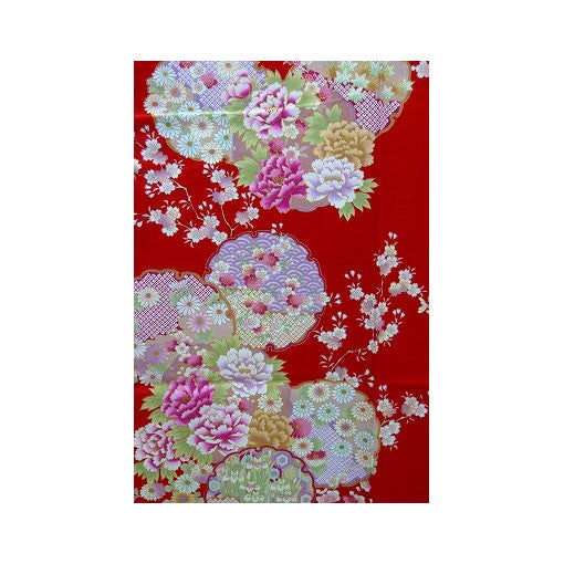 Damen Yukata: Bunte Kreise