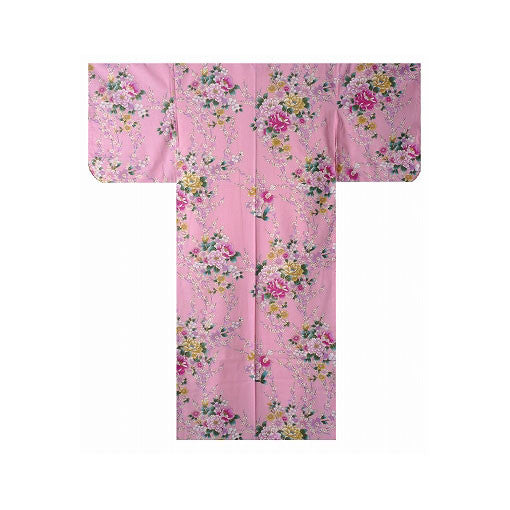 Women's Yukata: Peony & Orchids