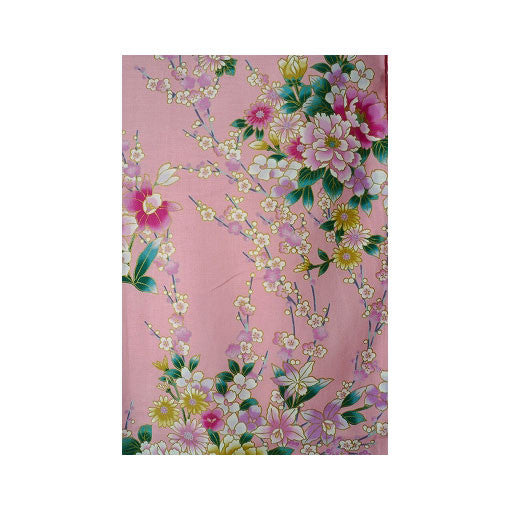 Women's Yukata: Peony & Orchids