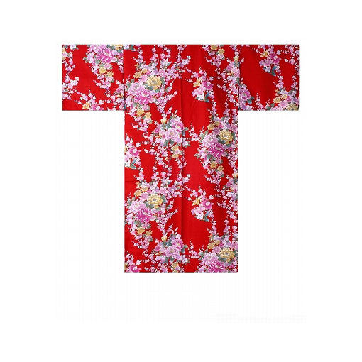 Women's Yukata: Peony & Orchids