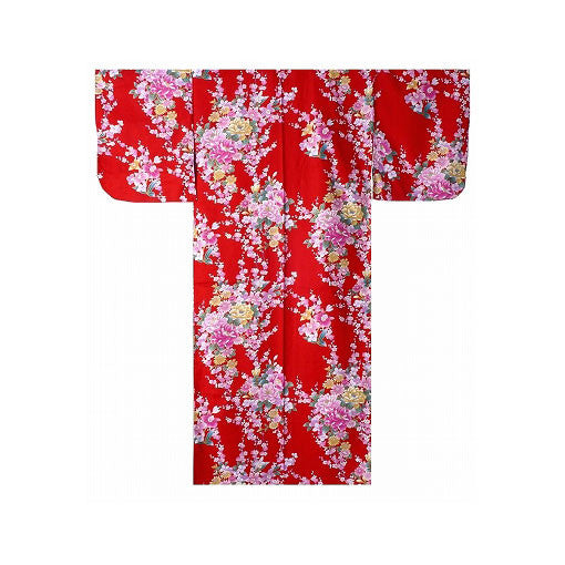 Women's Yukata: Peony & Orchids