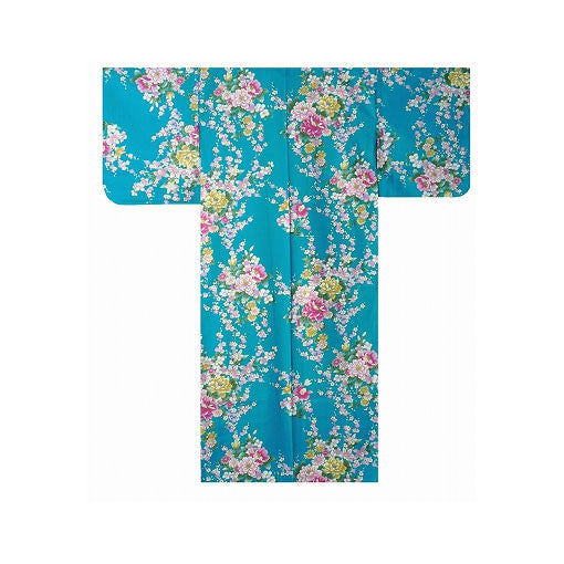 Women's Yukata: Peony & Orchids