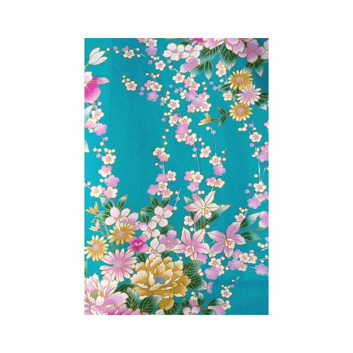 Women's Yukata: Peony & Orchids