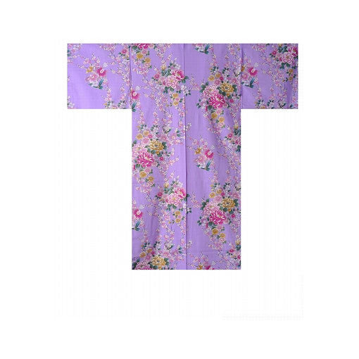 Women's Yukata: Peony & Orchids