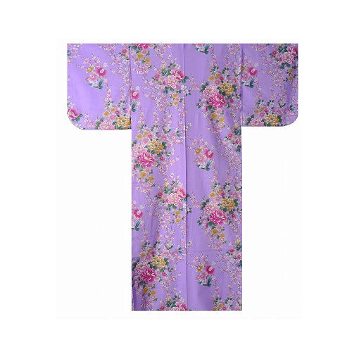 Women's Yukata: Peony & Orchids