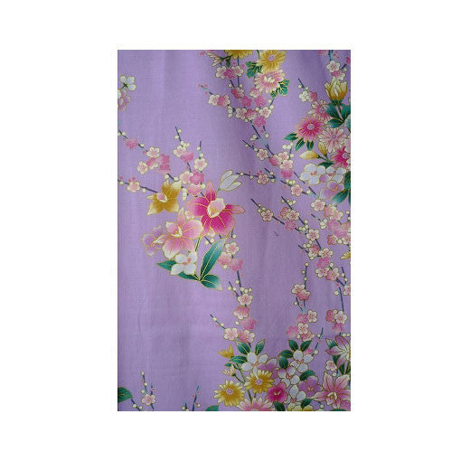 Women's Yukata: Peony & Orchids