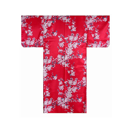 Kimono de mujer: hermosas flores de cerezo (poliéster)