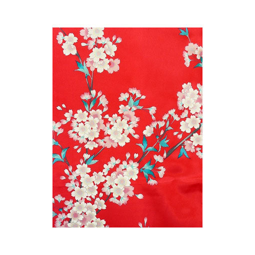 Kimono de mujer: hermosas flores de cerezo (poliéster)
