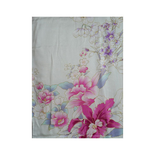 Women's Kimono: Orchid (Silk Satin)