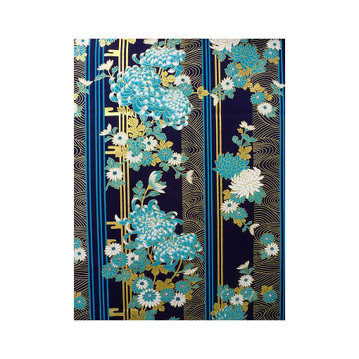 Damen Yukata: Blühende Chrysantheme