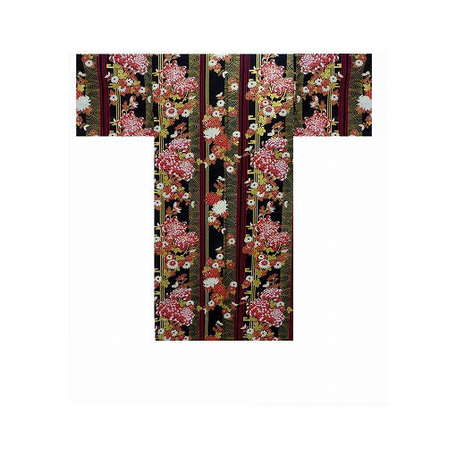 Damen Yukata: Blühende Chrysantheme
