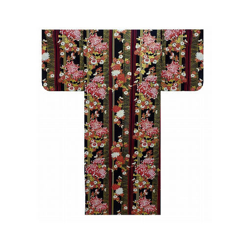 Damen Yukata: Blühende Chrysantheme
