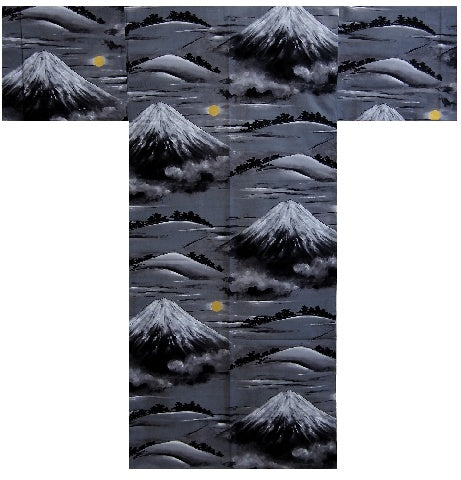 Men's Yukata: Mt. Fuji