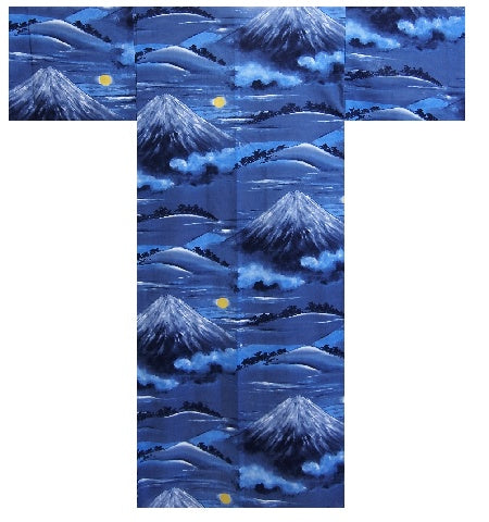 Men's Yukata: Mt. Fuji