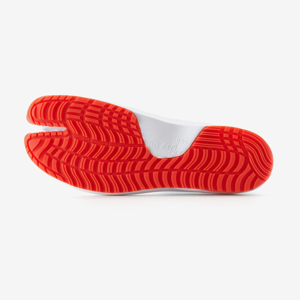 Zapatillas Tabi Marugo Air Jog V con cierre de velcro (Tipo 12 Clips)
