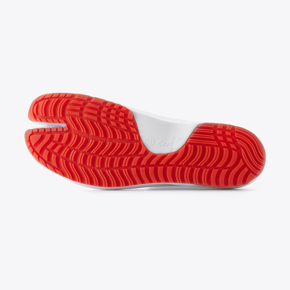 Zapatillas Tabi Marugo Air Jog V con cierre de velcro (Tipo 6 Clips)