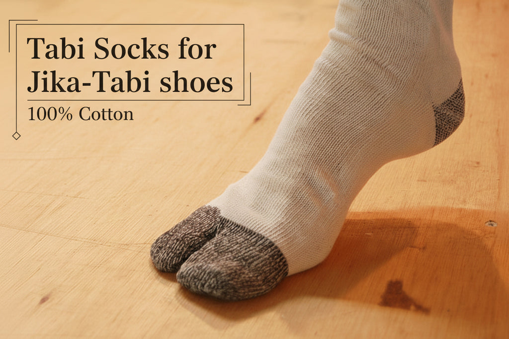 Tabi Socks for Jika-Tabi shoes 100% Cotton