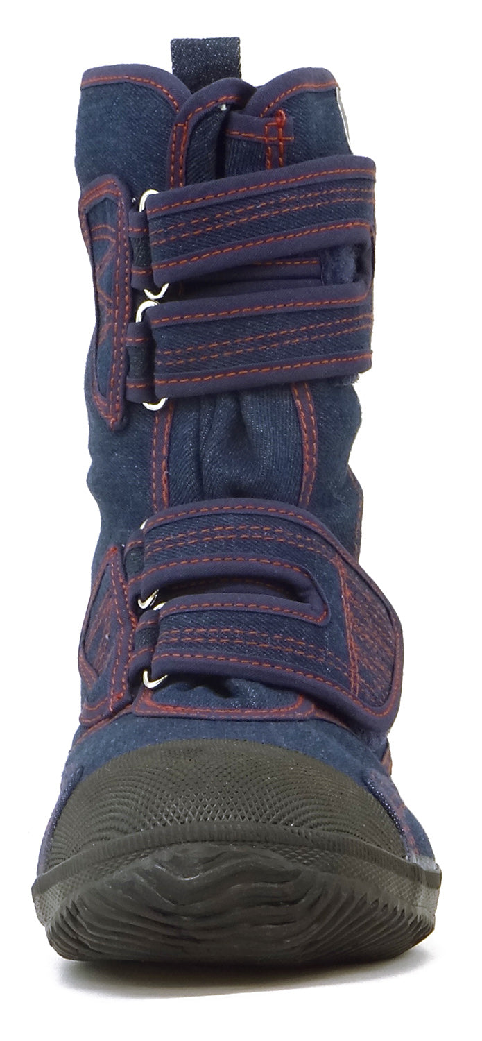 Rikio High Guard Power Ace Work Boots Denim Blue