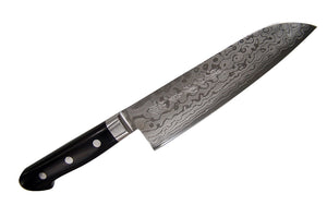 Sanetatsu Damascus Santoku Kitchen Knife 165mm (6.5 inches) HRB-Series
