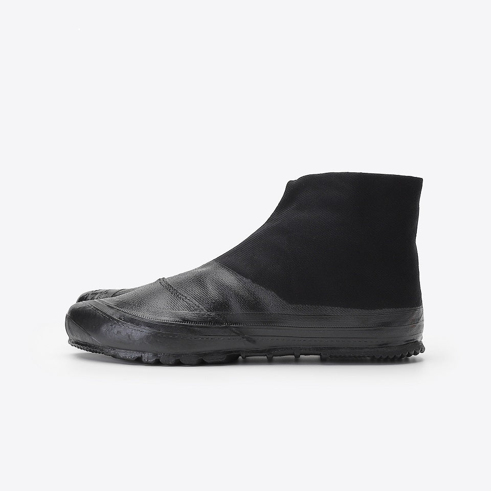 Marugo Jitsuyou Low Top Tabi Shoes 3 Clips All Black (Work Shoes