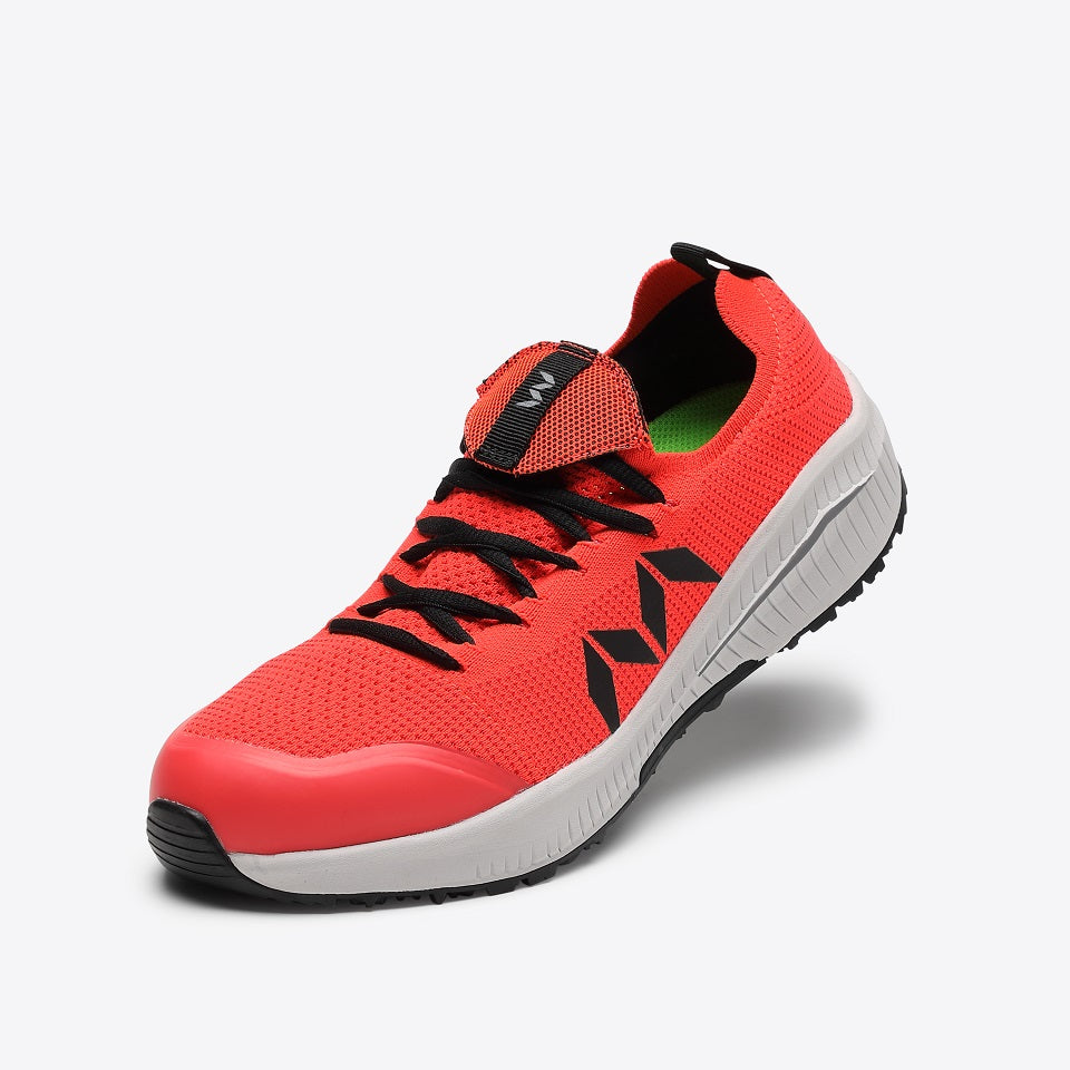 Marugo Sport Sneaker with Steel toe cap Orange SOC201