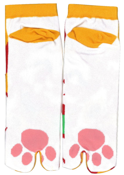 Shinobiya Original Tabi Socks: Lucky Cat