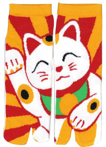 Shinobiya Original Tabi Socks: Lucky Cat