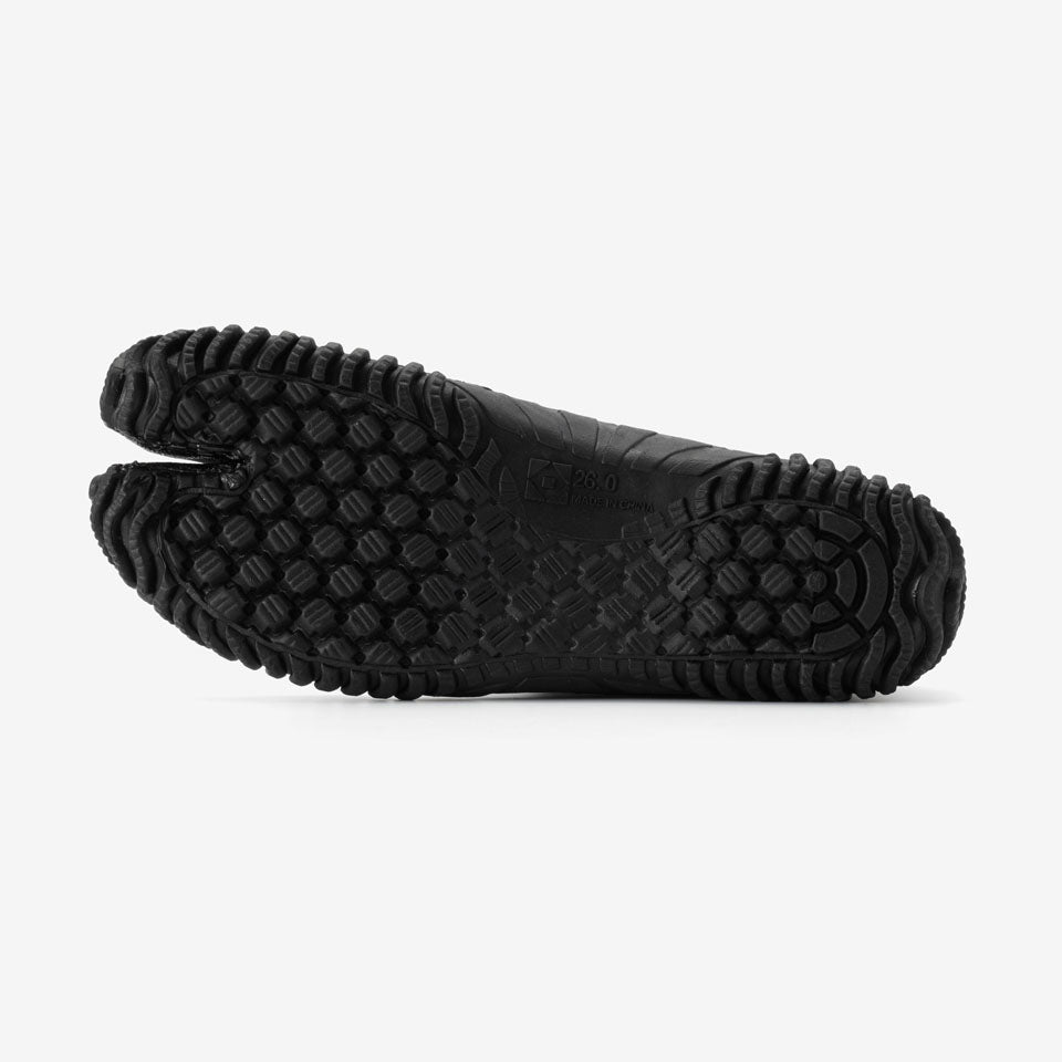 Zapatos Marugo Saibu Tabi 7 Clips Todo Negro o Blanco/Naranja
