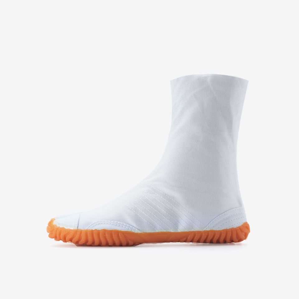 Zapatos Marugo Saibu Tabi 7 Clips Todo Negro o Blanco/Naranja