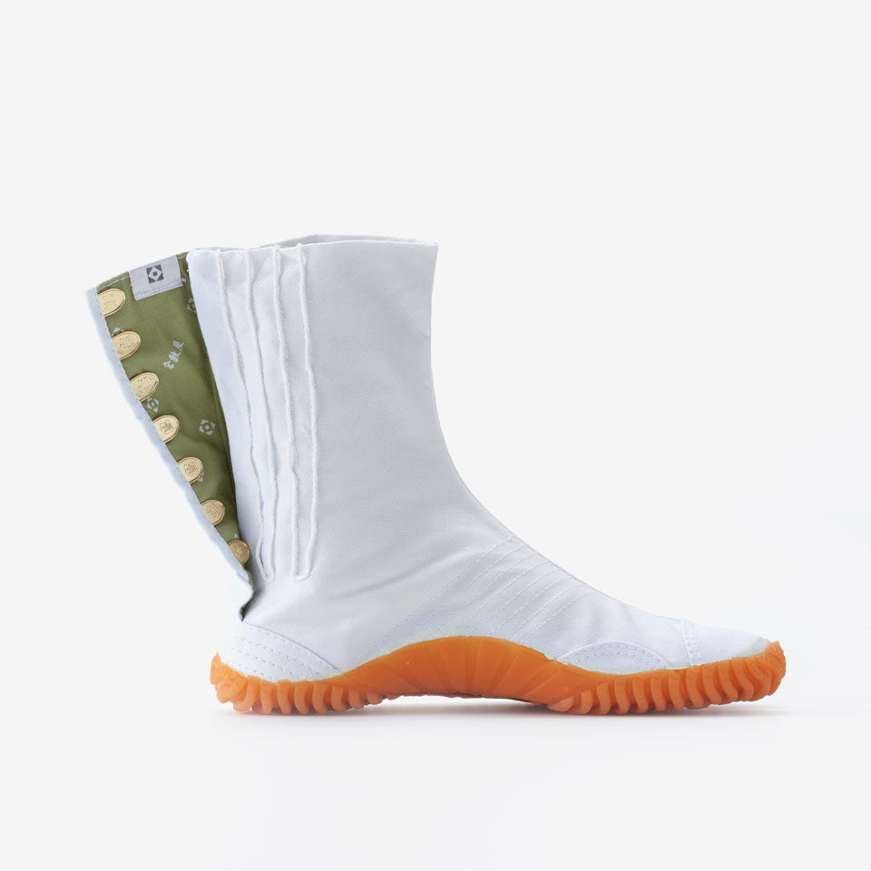 Zapatos Marugo Saibu Tabi 7 Clips Todo Negro o Blanco/Naranja