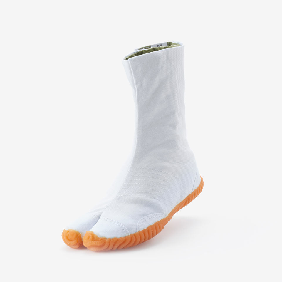 Zapatos Marugo Saibu Tabi 7 Clips Todo Negro o Blanco/Naranja