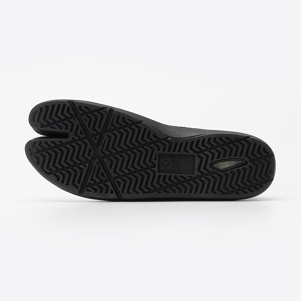 Zapatos Marugo Saiki Tabi 7 Clips Todo Negro o Blanco/Naranja con colchón de aire