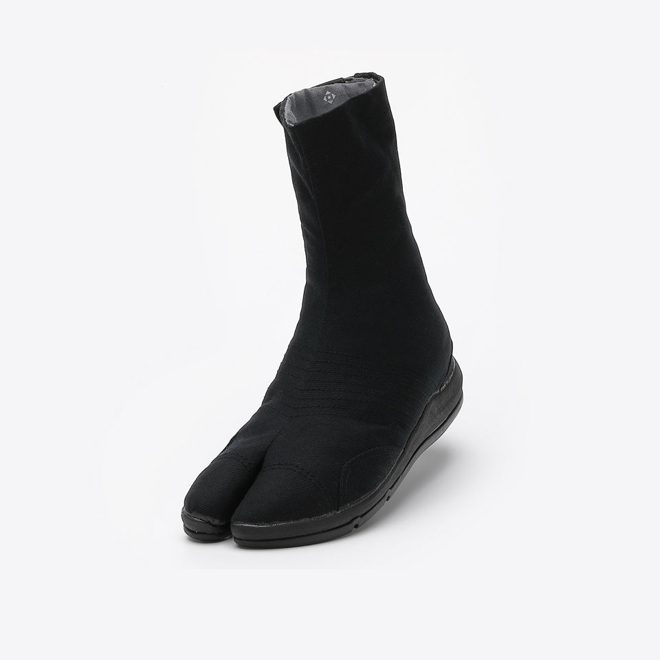 Zapatos Marugo Saiki Tabi 7 Clips Todo Negro o Blanco/Naranja con colchón de aire